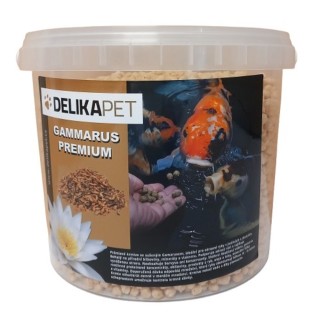 Krmivo pro jezírkové ryby - gamarus prémium 500g 3l kyblík  AKCE