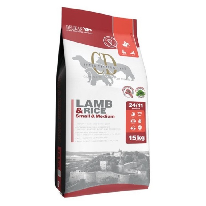 CD Adult Lamb & Rice Small & Medium 15kg dog