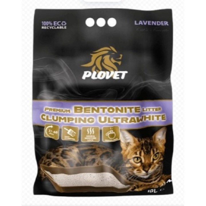 Stelivo Plovet Premium Ultra White Bentonite Levender 10l/8,7kg