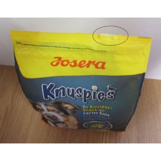 Poškozená Josera 900g Knuspies