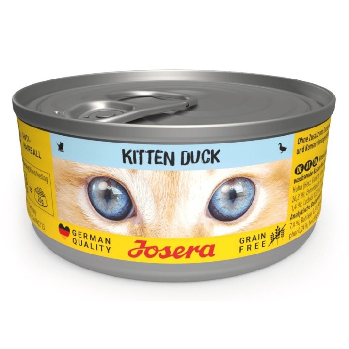Poškozená Josera 85g Kitten Duck