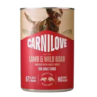 Carnilove Dog 400g Paté Made with Lamb  & Wild Boar