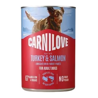 Carnilove Dog 400g Paté Made with Turkey & Salmon