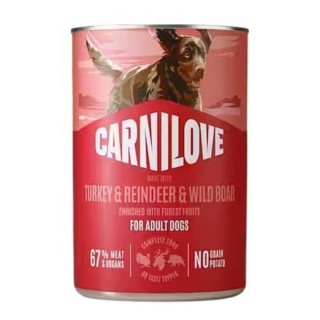 Carnilove Dog 400g Paté Made with Turkey & Reindeer & Wild Boar