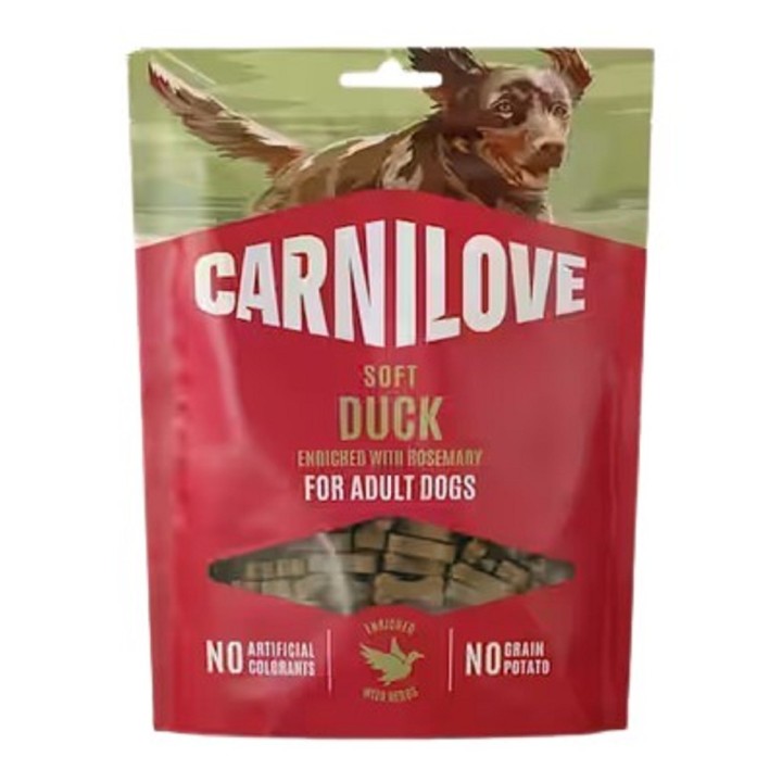 Carnilove Dog 200g Soft Snack Duck enriched with Rosemary