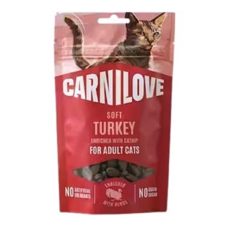 Carnilove Cat 50g Soft Snack Turkey enriched with Catnip