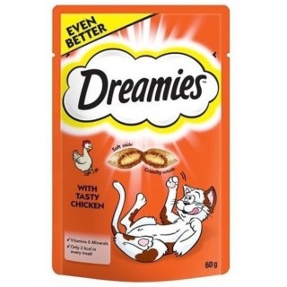 Dreamies kuřecí 60g cat  AKCE