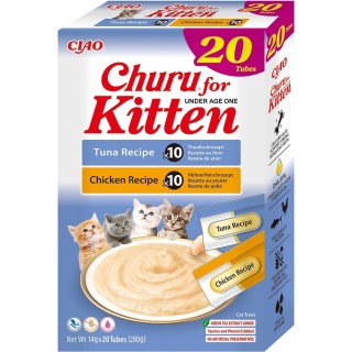 Expirace Churu Cat BOX Kitten Variety Tuna&Chicken 20x14g