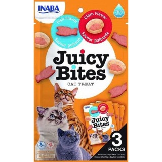 Expirace Churu Cat Juicy Bites Fish&Clam Flavor 3x11,3g