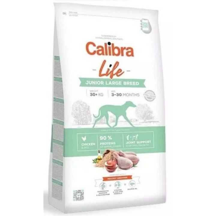 Expirace Calibra 12kg Life Junior Large Breed Chicken