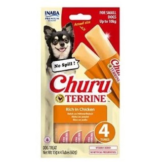 Churu Dog Terrine kuřecí plemena S 4x15g