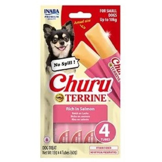 Churu Dog Terrine losos plemena S 4x15g