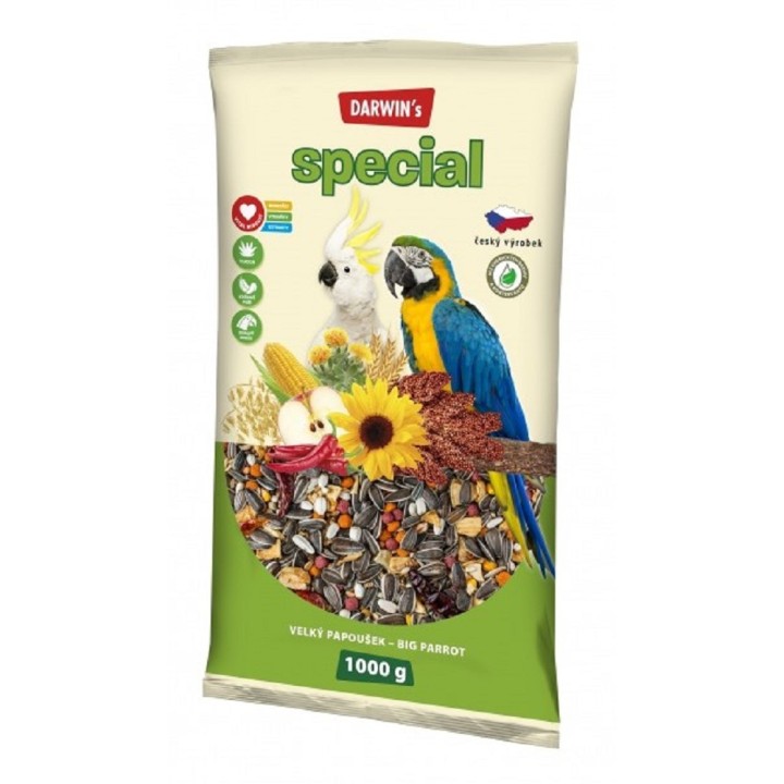 Darwin´s - new 1000g  velký papoušek specilál