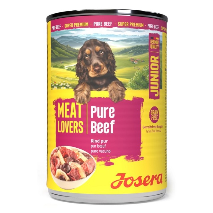 Josera 400g Junior Meat Lovers Pure Beef dog