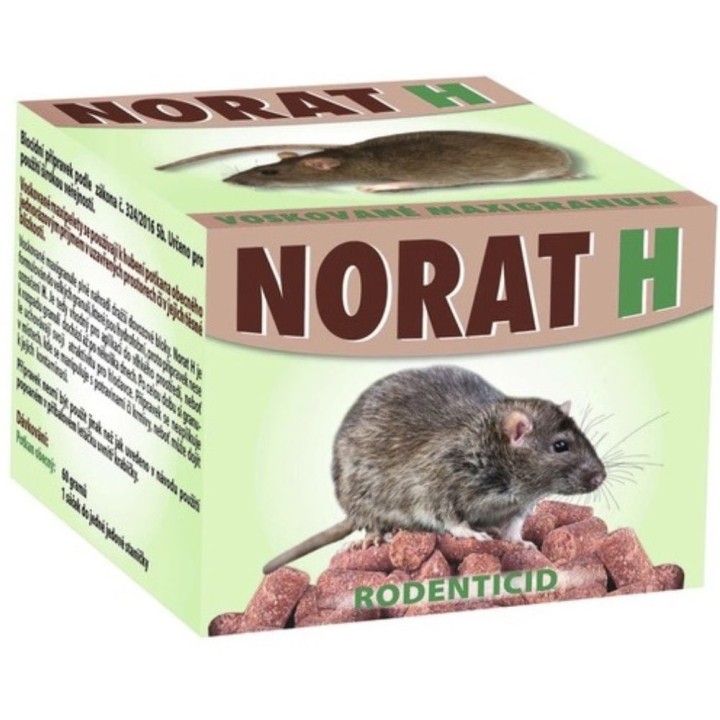 Norat H maxipelety 120g pro hubení potkanů