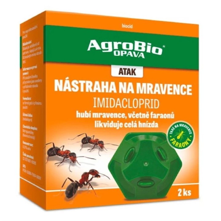 ATAK nástraha na mravence IMIDACLOPRID - domečky 2ks