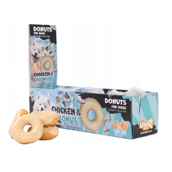 Donut collagen & fruit - chicken & coconut 7cm dog