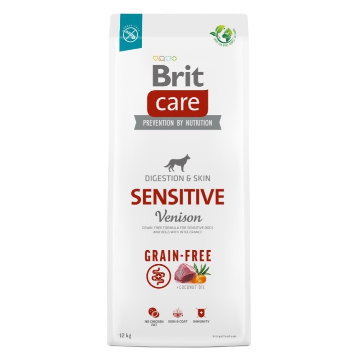 Brit Care 12kg Sensitive Grain-free Venison dog